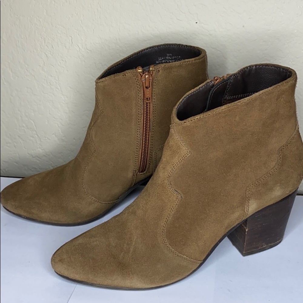 Steve Madden Brown Suede Booties